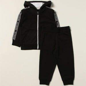 Moncler sweatshirt + jogging pants set in cotton
